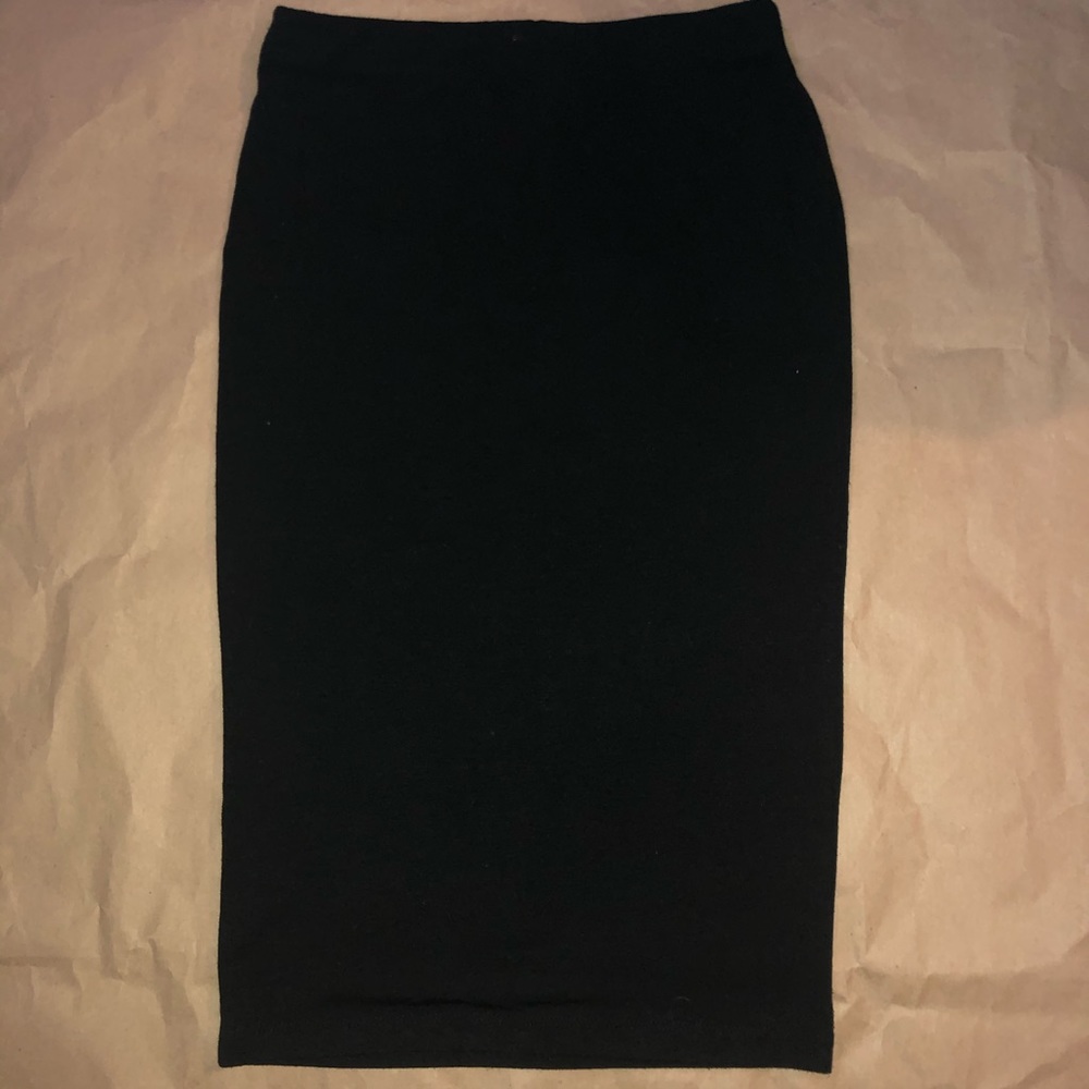 Black Midi Skirt